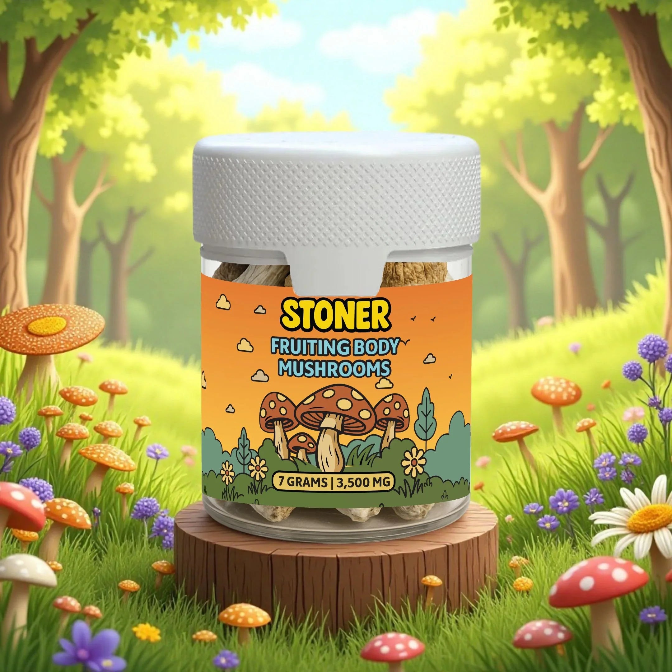 Fruiting Body Mushrooms – 7 g / 3,500 mg - Stoner