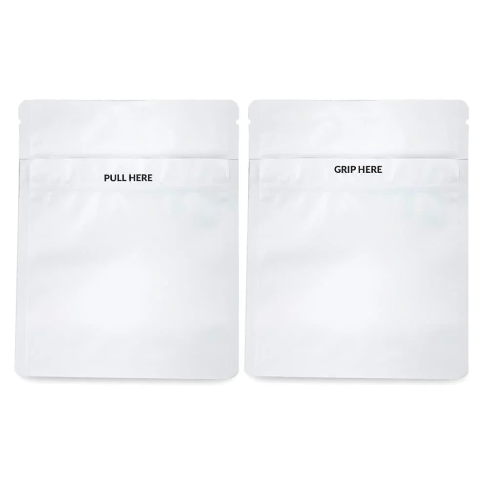 Loud Lock 1/8 Grip N Pull Mylar Smell Proof Child Safe Vacuum Seal Bags - 1,000 Count - Stoner