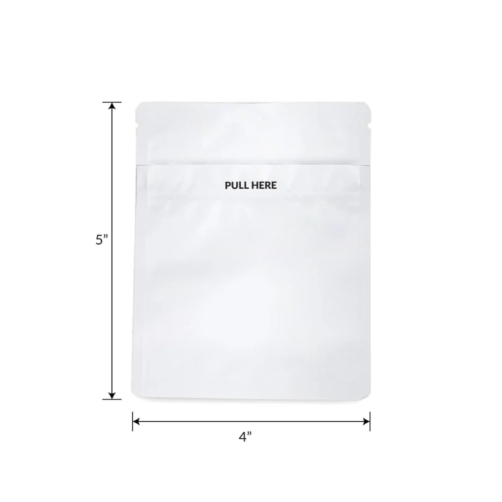 Loud Lock 1/8 Grip N Pull Mylar Smell Proof Child Safe Vacuum Seal Bags - 1,000 Count - Stoner