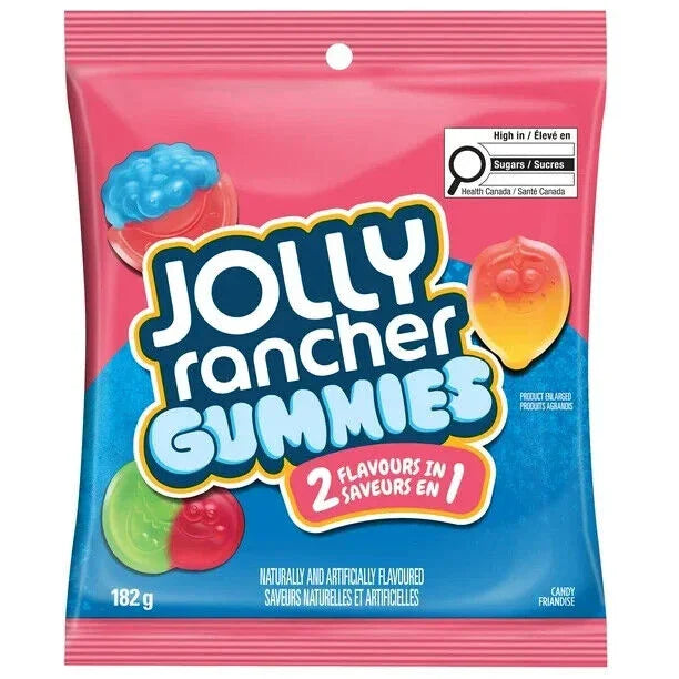 Jolly Rancher Gummies 2 In 1 Pink 182g (CANADA) - Stoner