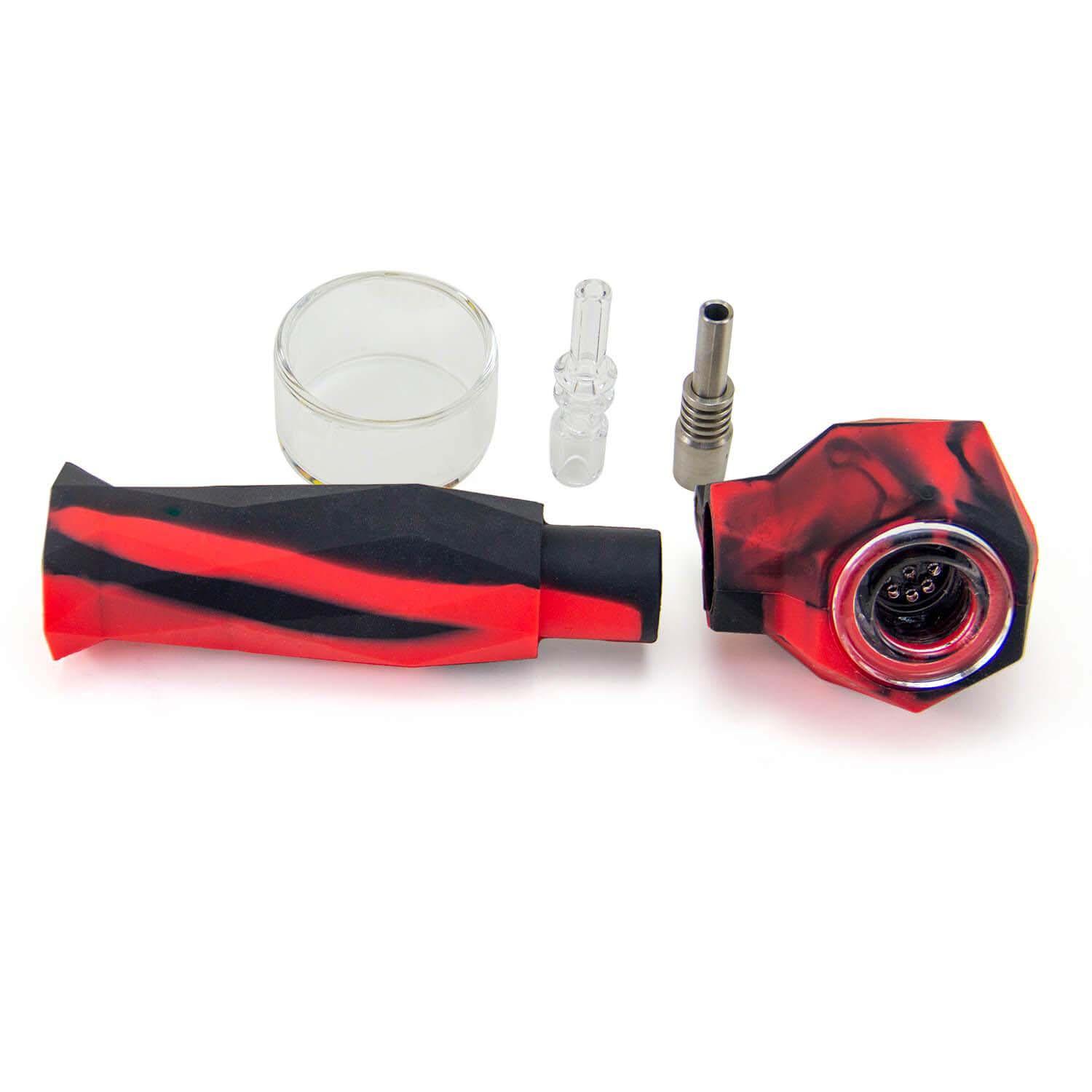 2-in-1 Silicone Honey Straw Pipe - Stoner