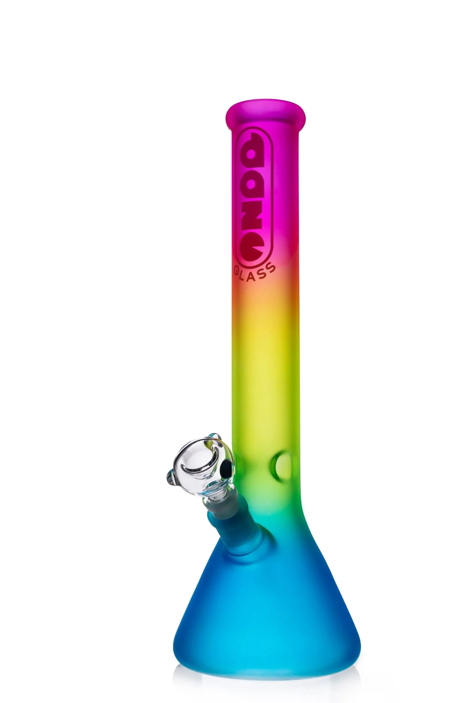 Daze Glass - 16" Rainbow Color Glass Water Pipe - Stoner
