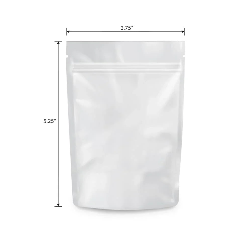 Loud Lock 1/8 Ounce Mylar Smell Proof Vacuum Seal Bags - 1,000 Count - Stoner
