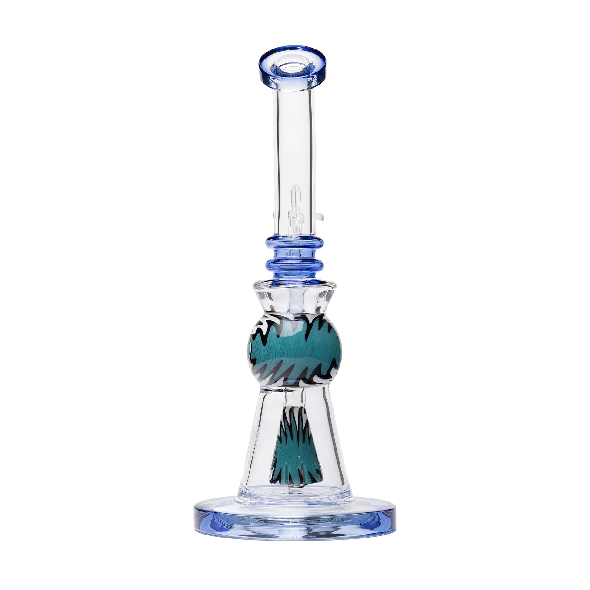 Human Grade 10" Mini Gumball Rig Glass Water Pipe - Stoner