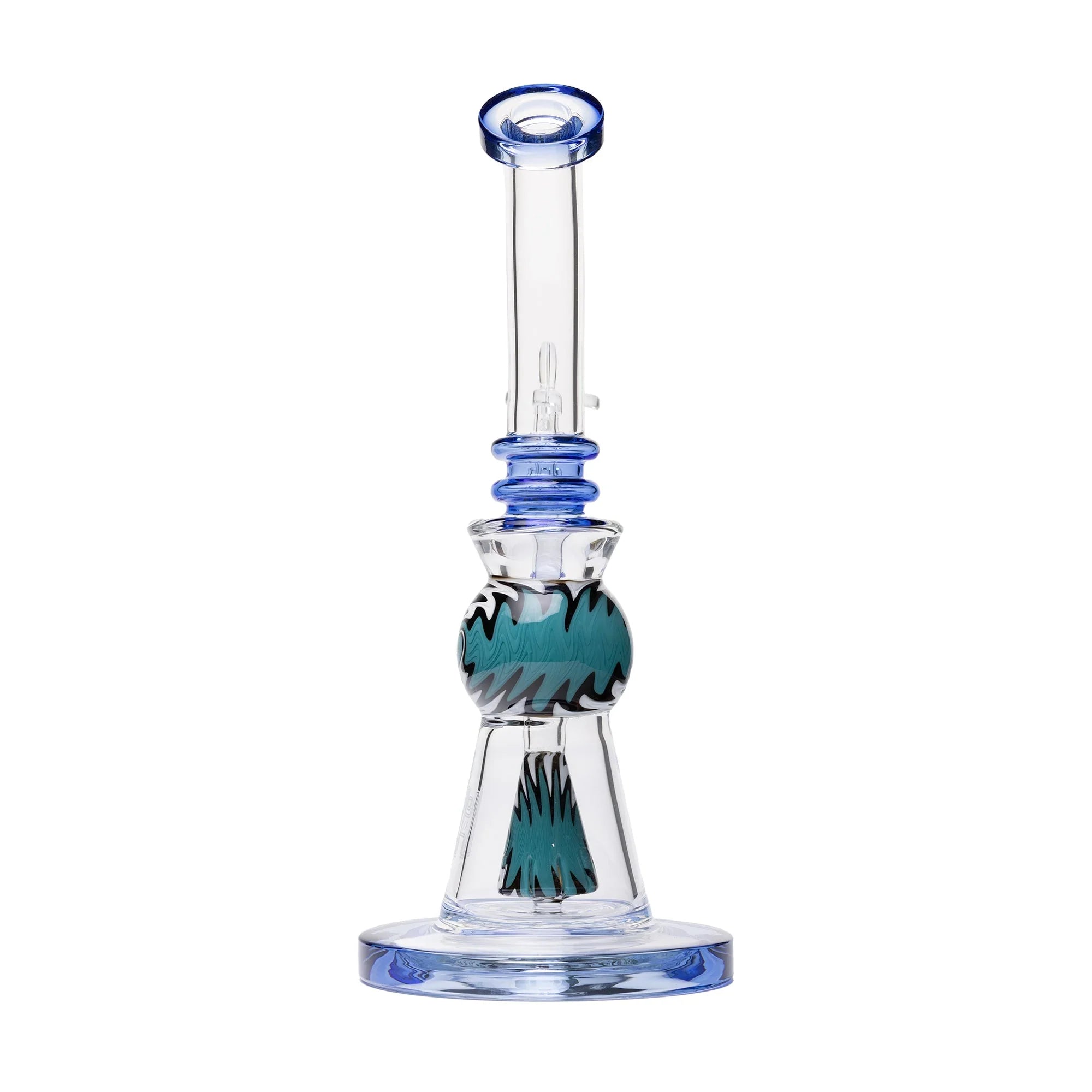Human Grade 10" Mini Gumball Rig Glass Water Pipe - Stoner