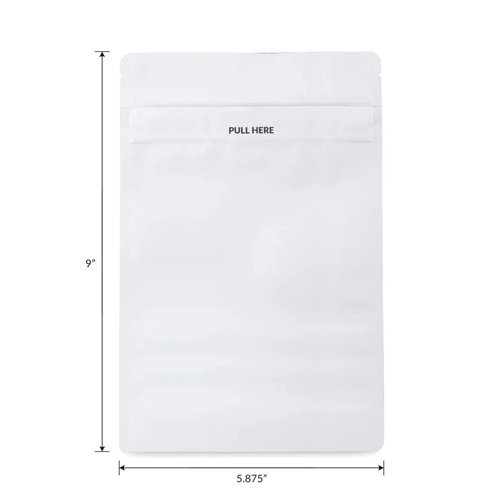 Loud Lock 1 Ounce Grip N Pull Mylar Smell Proof Child Safe Vacuum Seal Bags - 1,000 Count - Stoner