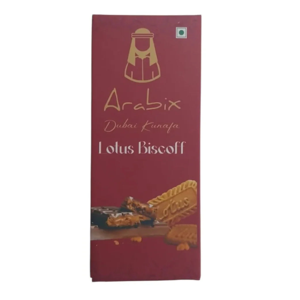 Arabix Dubai Kunafa Chocolate Lotus Biscoff 82g (INDIA) - Stoner