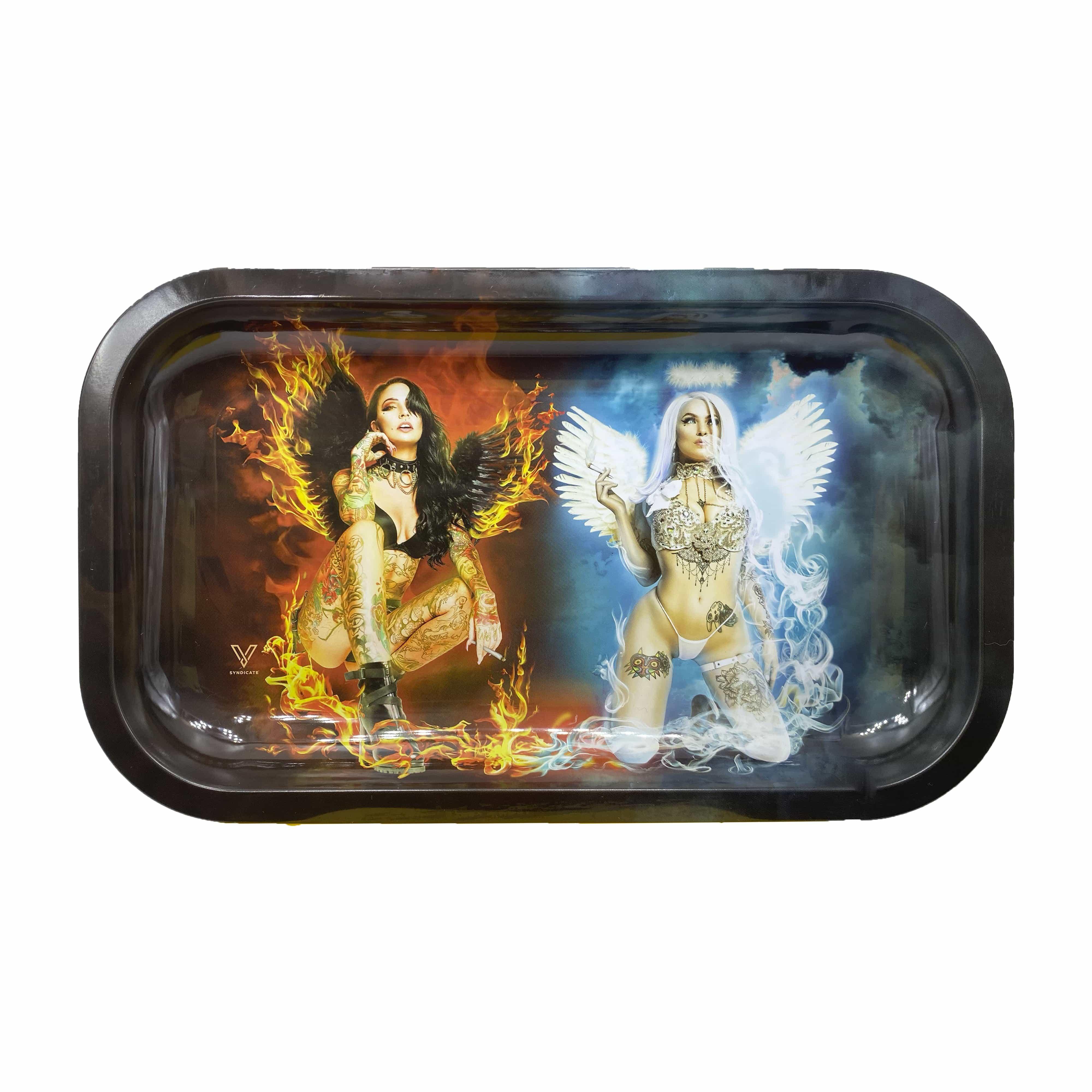 Devil vs Angel Hybrid Rollin' Tray - Stoner