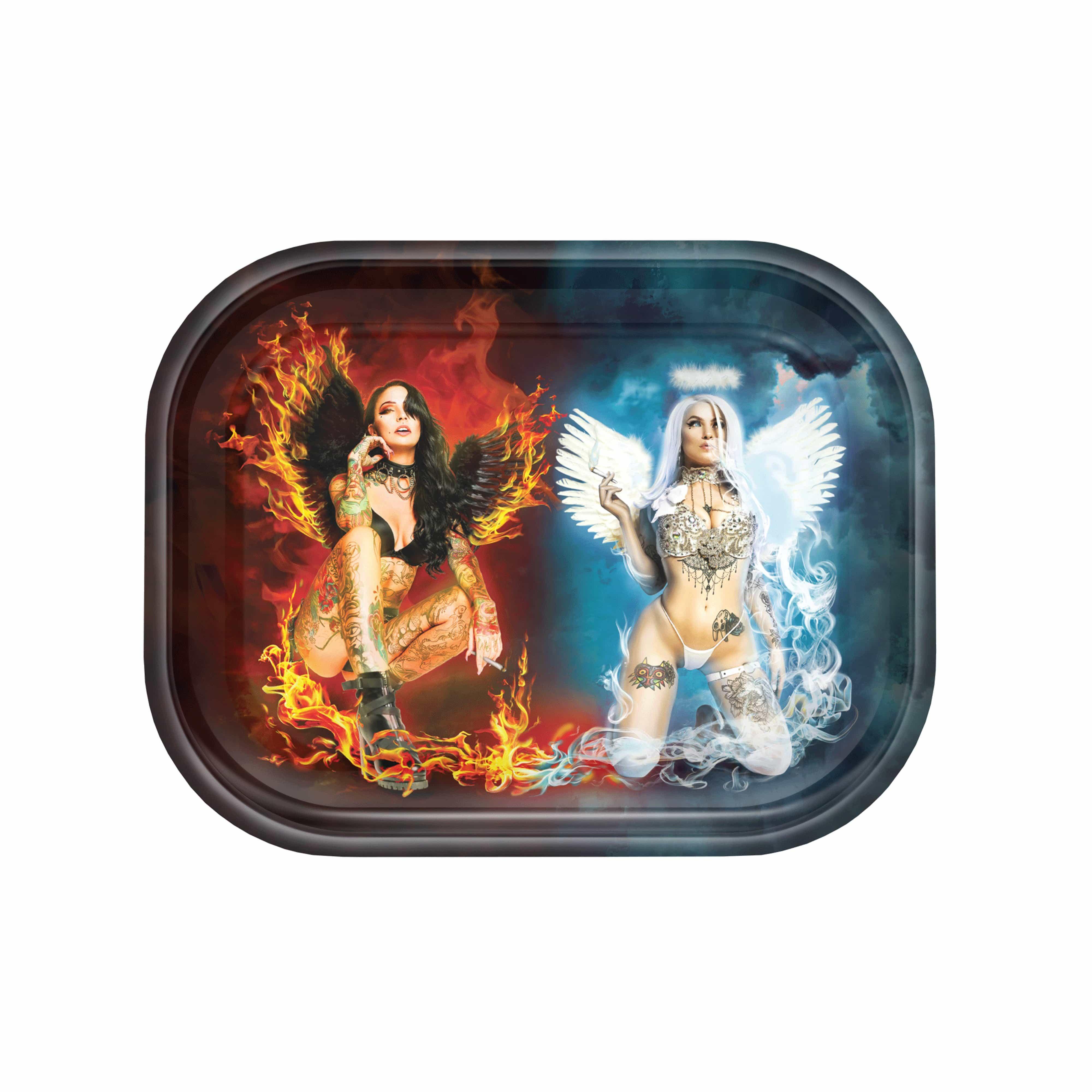 Devil vs Angel Hybrid Rollin' Tray - Stoner