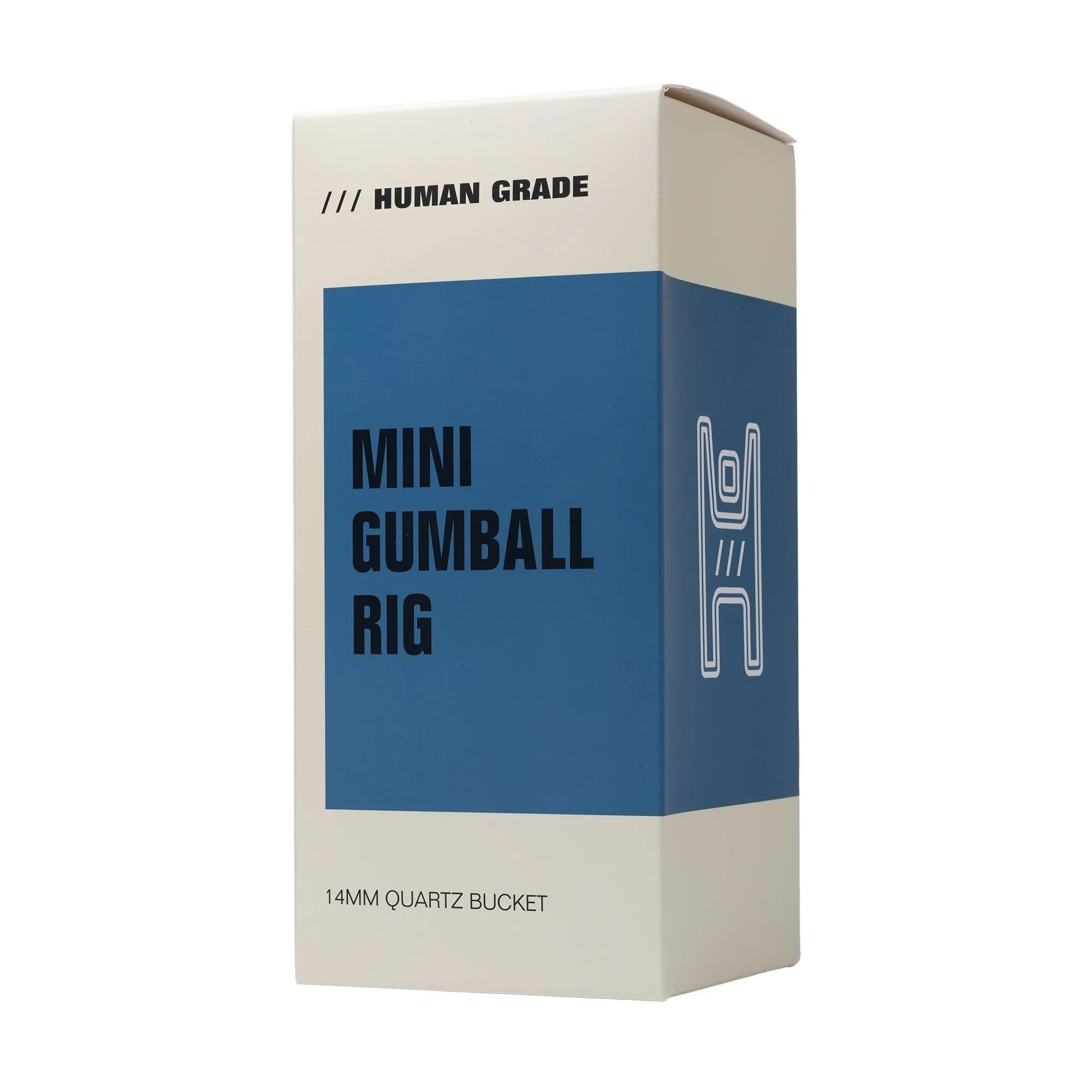 Human Grade 10" Mini Gumball Rig Glass Water Pipe - Stoner